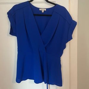 V-neck wrap blouse